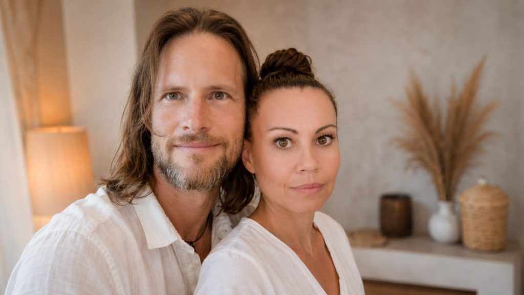 A warm authentic portrait of Jelena and Simon